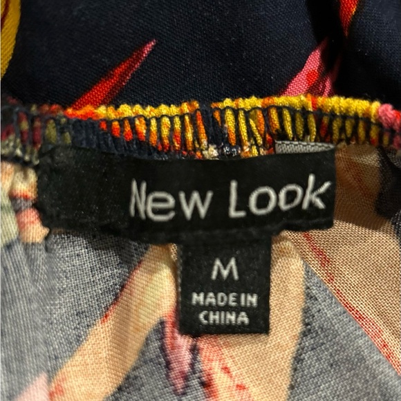 Tropical Island vacation vibes cruise wear floral Peasant festival Dress Sz Med - Picture 4 of 6